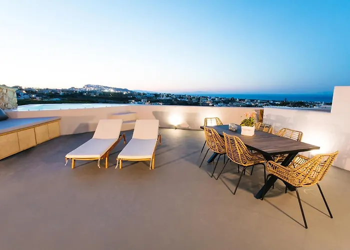 Amer Santorini With Outdoor Hot Tub *
