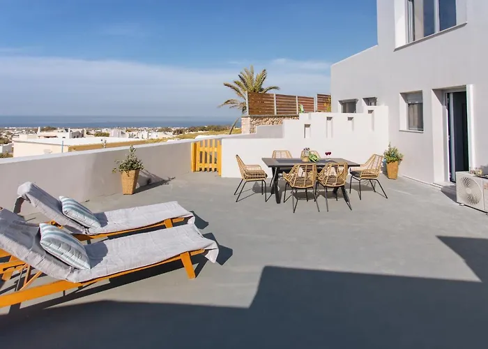 Amer Santorini With Outdoor Hot Tub * Vóthon